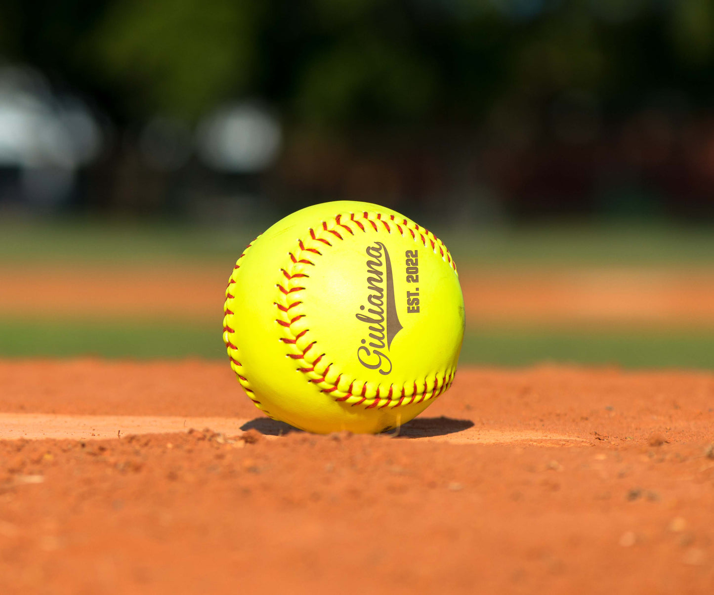 Personalized Leather Softball | Softball Cross Bat