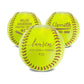 Personalized Leather Softball | Softball Cross Bat