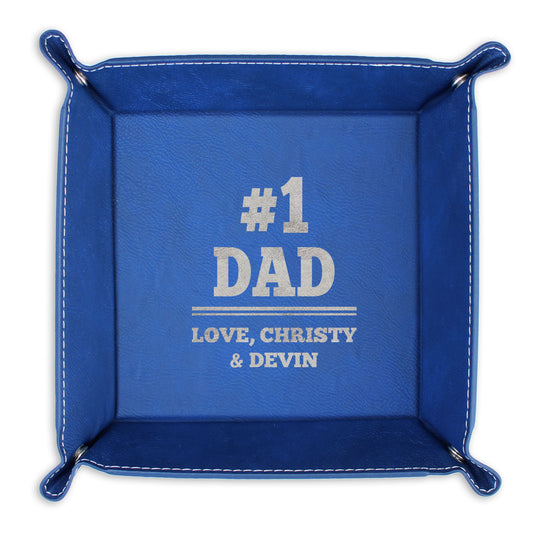 Leather Catch all Tray | #1 Dad