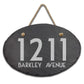 Slate Outdoor Address Sign | 1211