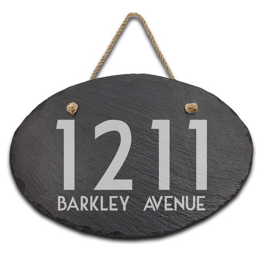 Slate Outdoor Address Sign | 1211