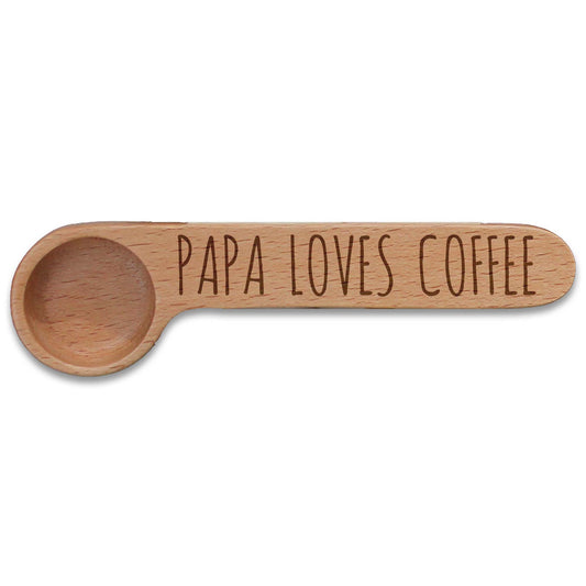 Coffee Scoop Bag Clip | Papa Loves Coffee
