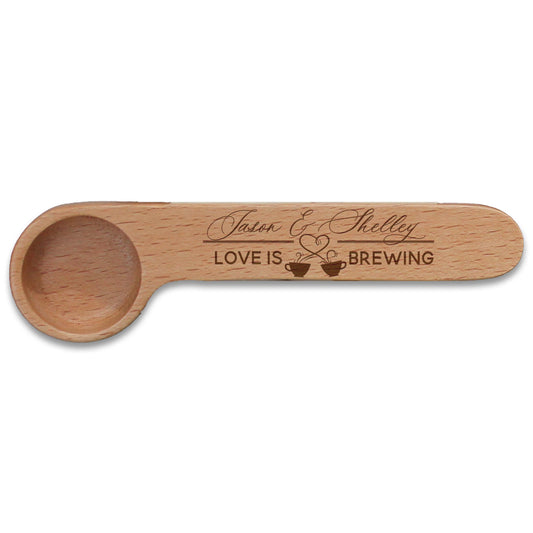 Coffee Scoop Bag Clip | Jason & Shelley