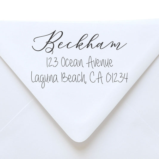 Return Address Self Inking Stamp | Beckham