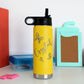 20 oz. Kid's Metal Water Bottle | Butterfly