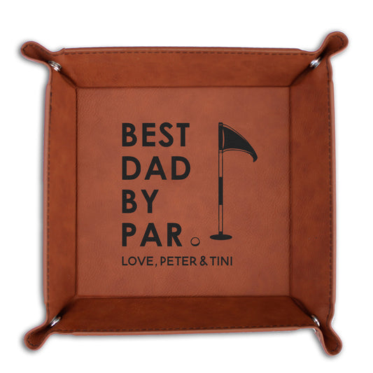 Leather Catch all Tray | Best Dad By Par