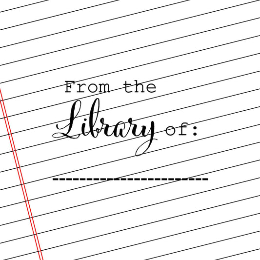 Teacher Self Inking Stamps | From The Library Of Blank