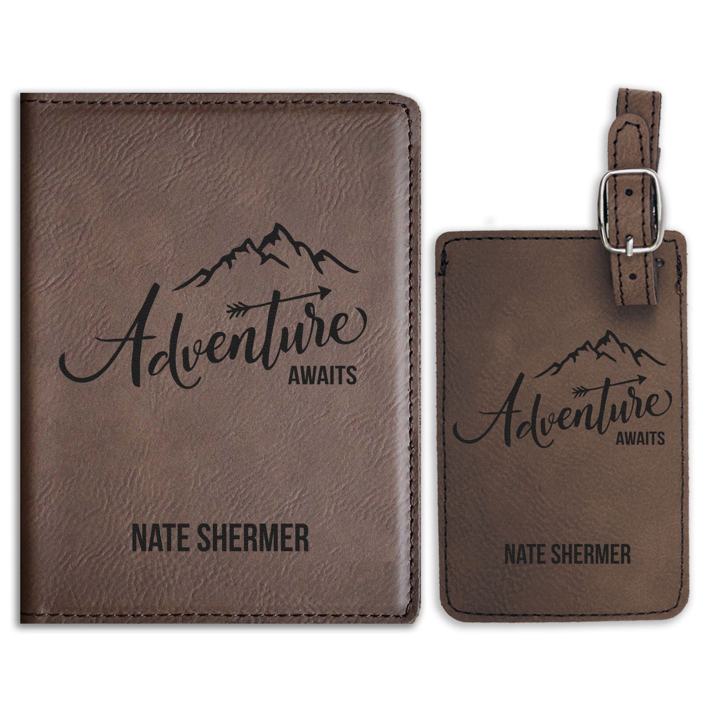 Passport Cover & Luggage Tag Set | Adventure