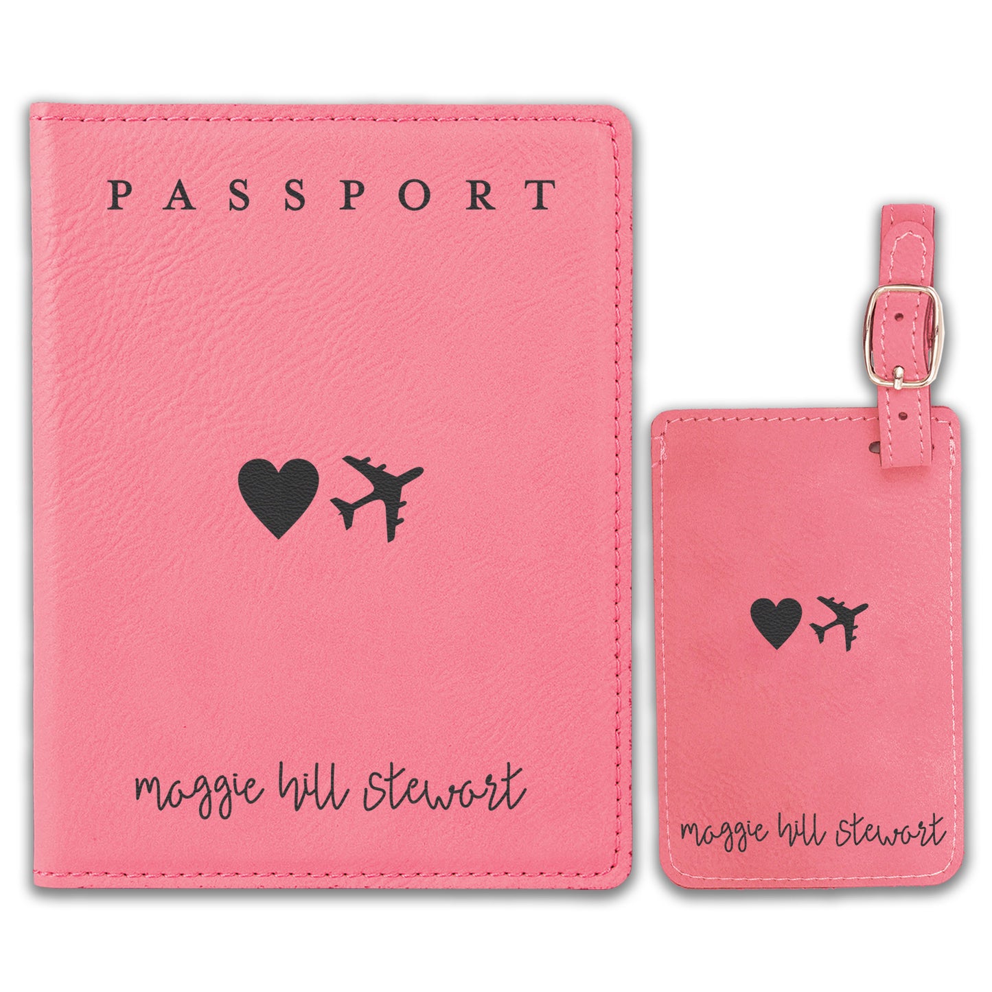 Passport Cover & Luggage Tag Set | Maggie Hill