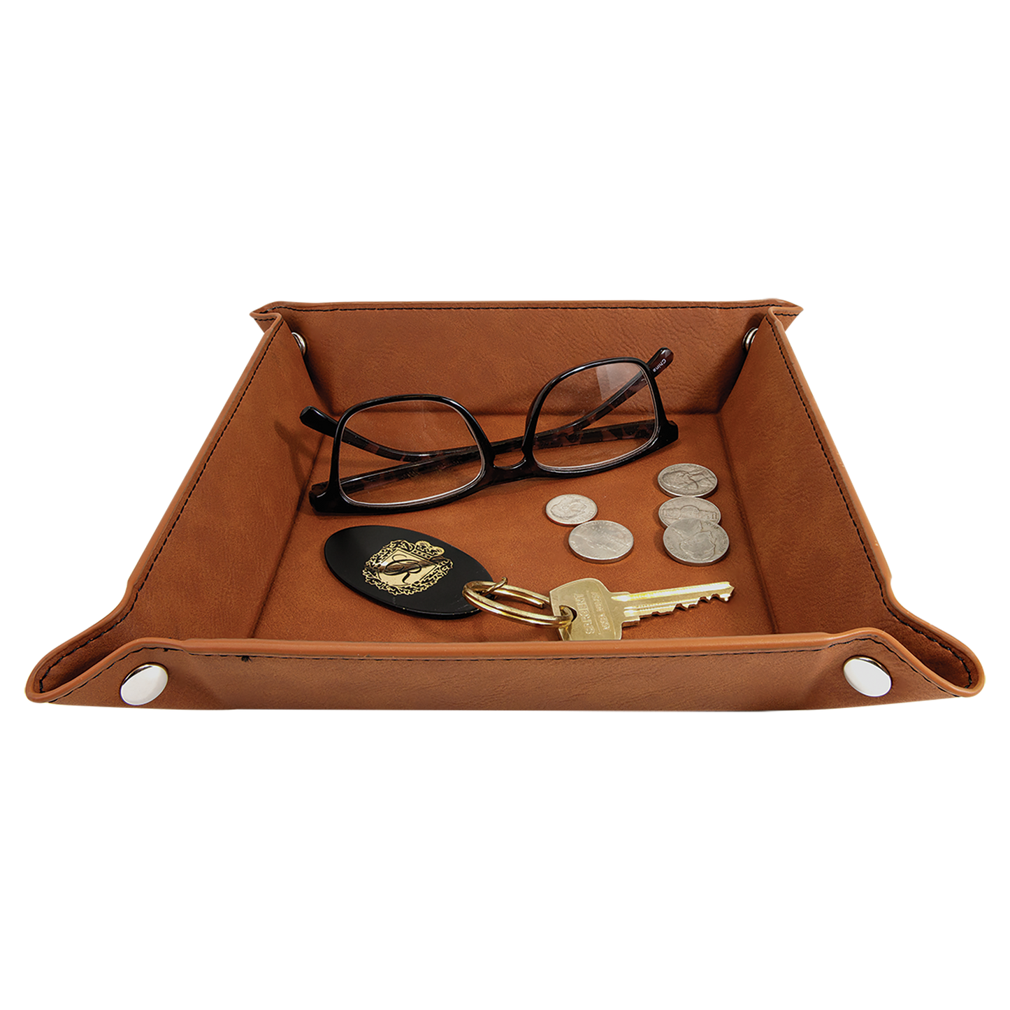 Leather Catch all Tray | My Favorite People Call Me Dad