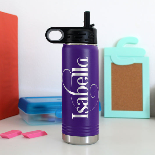 20 oz. Kid's Metal Water Bottle | Isabella