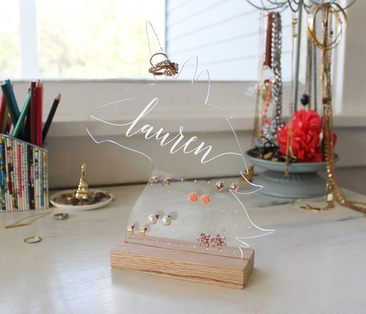 Personalized Jewelry Stands | Lauren