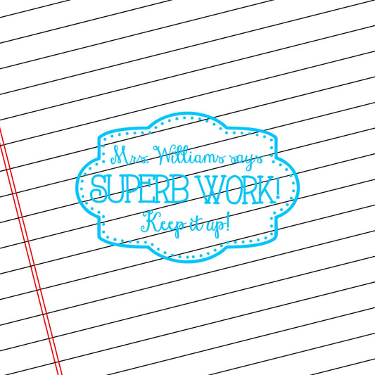 Teacher Self Inking Stamps | Superb Work!
