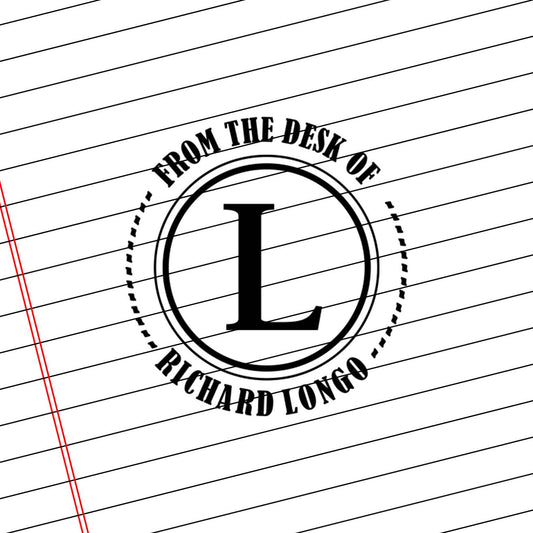 Teacher Self Inking Stamps | From The Desk Of - Richard Longo