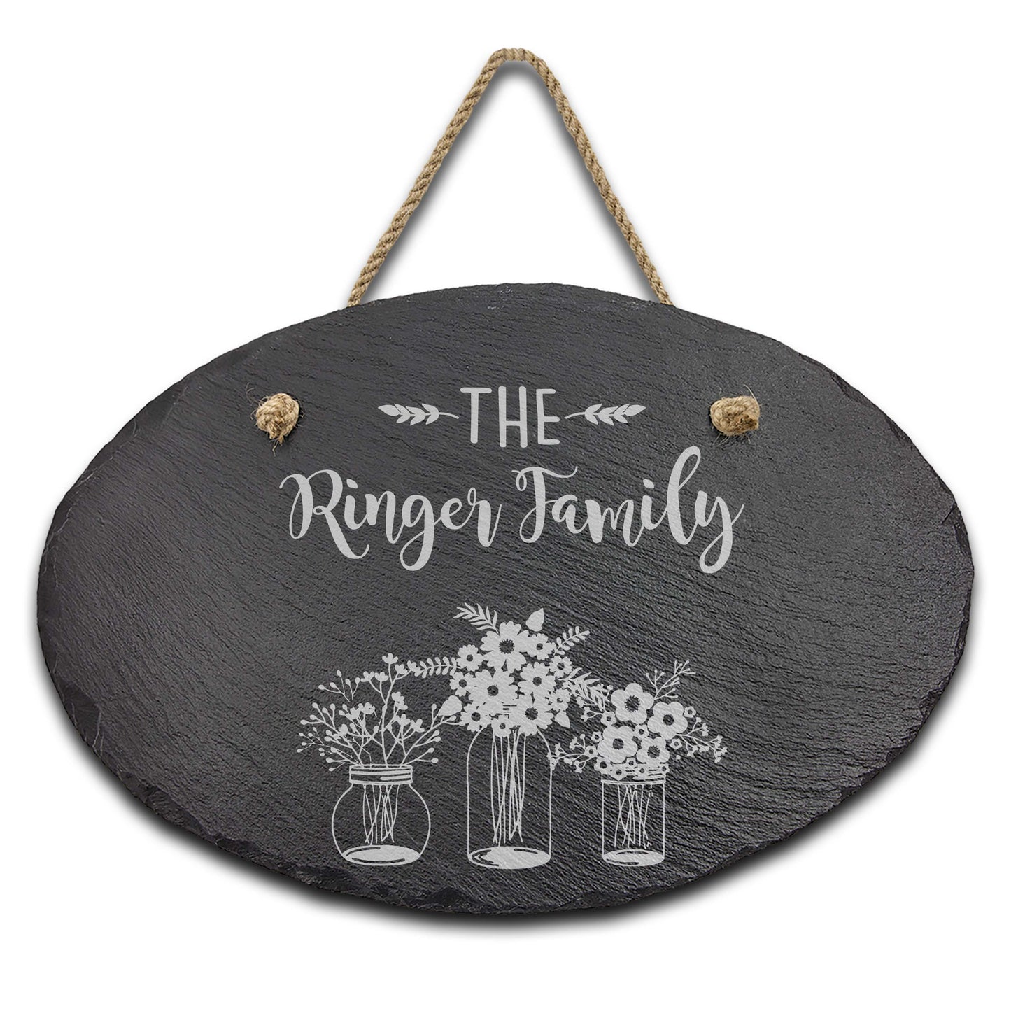 Slate Outdoor Address Sign | Ringer Family