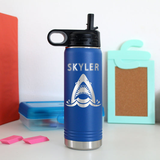 20 oz. Kid's Metal Water Bottle | Shark