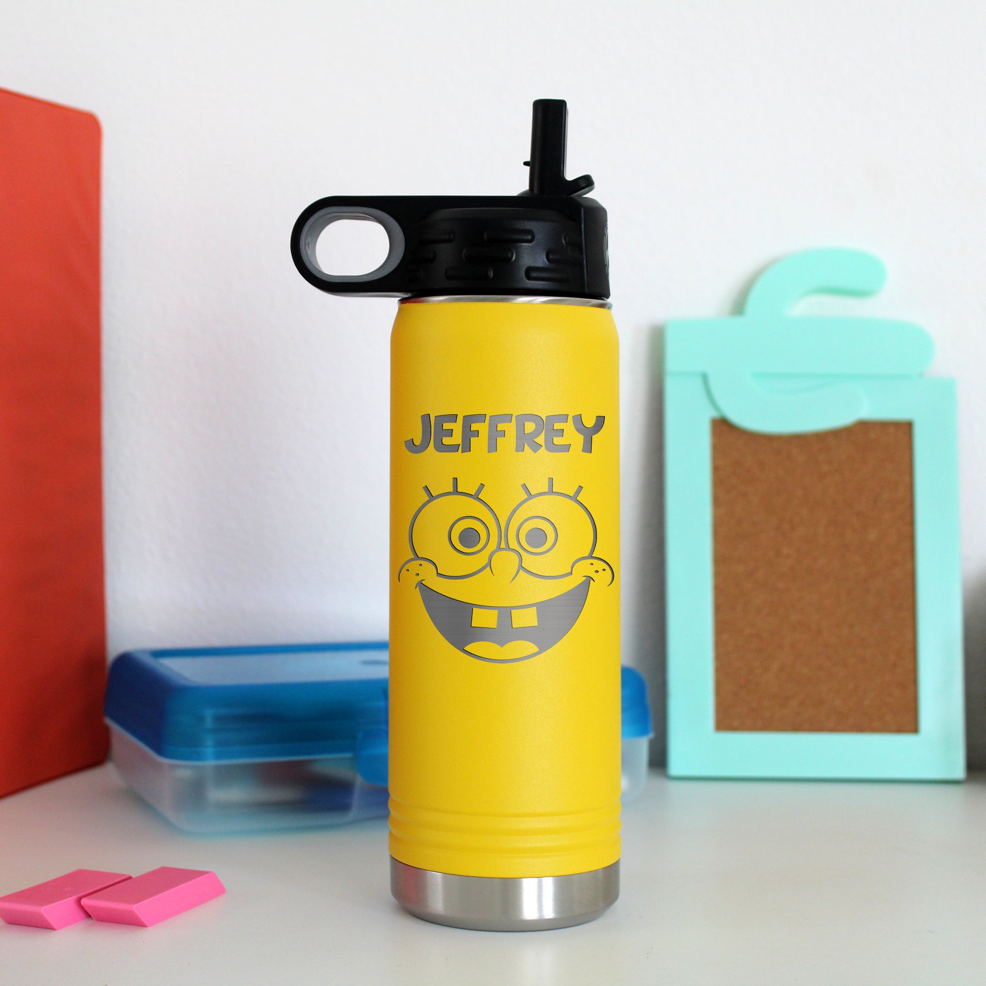 Simple Modern SpongeBob SquarePants Kids Water Bottle with Straw Insulated  St