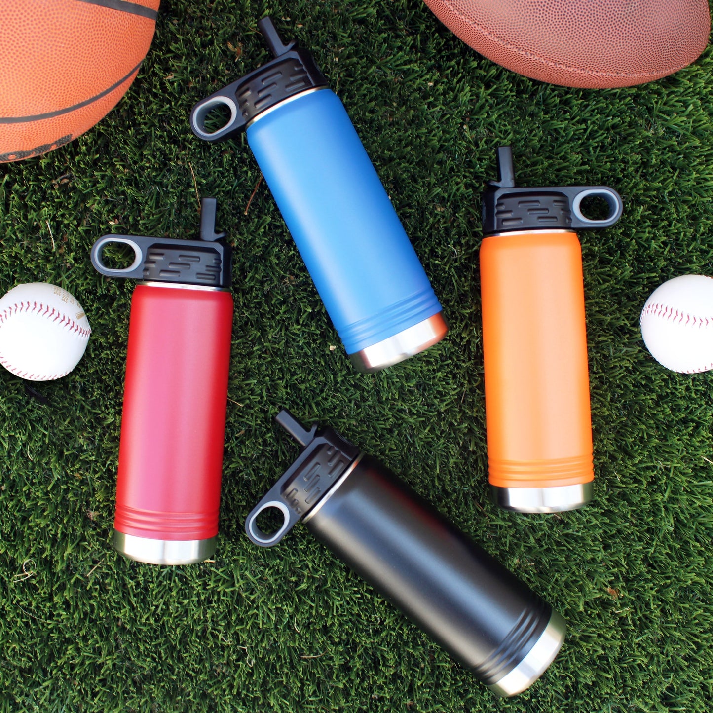 20 oz. Kid's Metal Water Bottle | Heart Eyes