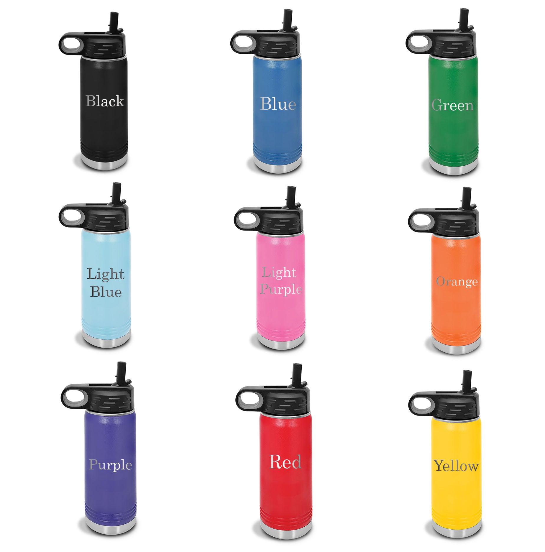 20 oz. Kid's Metal Water Bottle